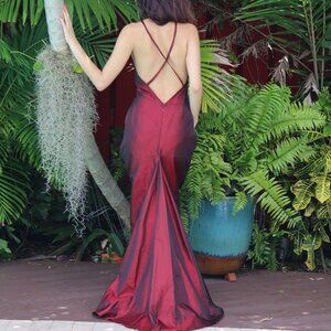 One of A Kind Long Halter with low back, cross straps and back train